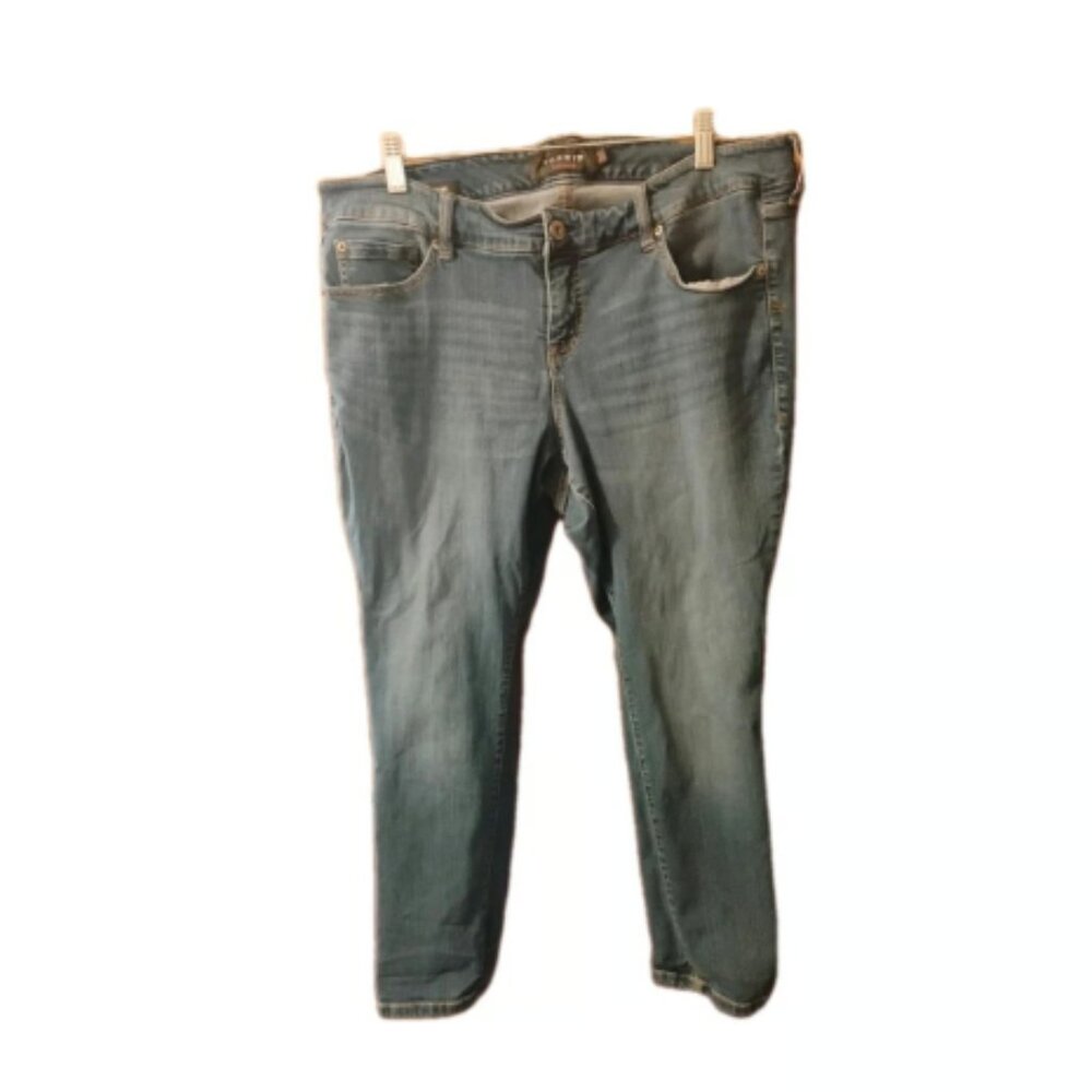 Torrid Premium Womens Boyfriend Jeans Blue Medium Wash Stretch 16XS